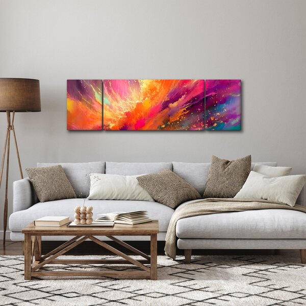 Obraz - Dynamiczna abstrakcja (170x50 cm)