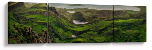 Obraz - Quiraing, Szkocja (170x50 cm)
