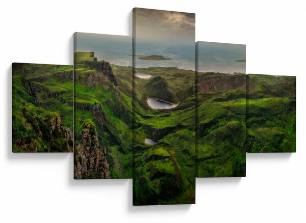 Obraz - Quiraing, Szkocja (125x70 cm)