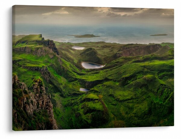 Obraz - Quiraing, Szkocja (70x50 cm)
