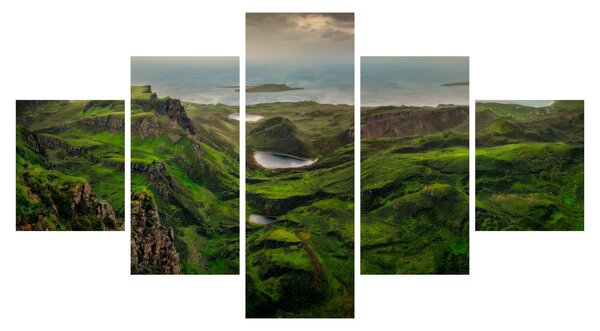 Obraz - Quiraing, Szkocja (125x70 cm)