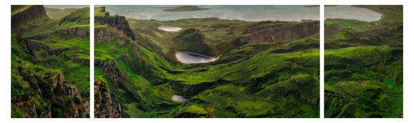 Obraz - Quiraing, Szkocja (170x50 cm)