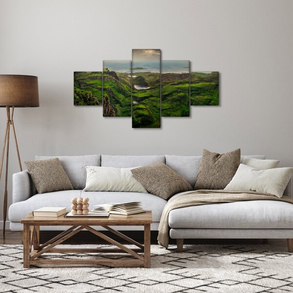 Obraz - Quiraing, Szkocja (125x70 cm)