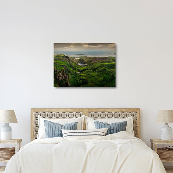 Obraz na szkle - Quiraing, Szkocja (70x50 cm)