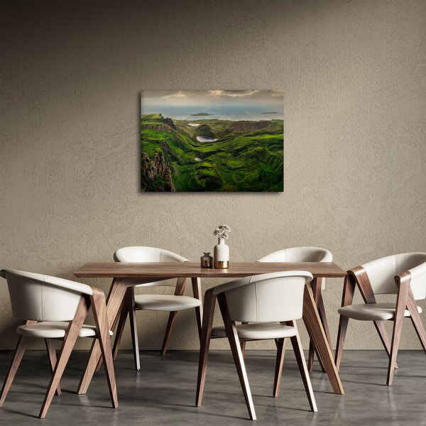 Obraz - Quiraing, Szkocja (70x50 cm)