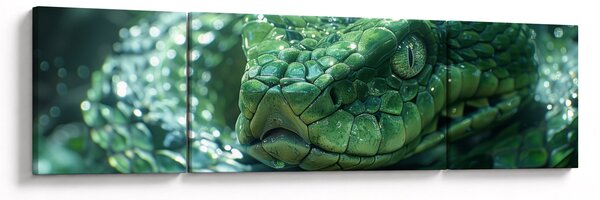 Obraz - Portret węża (170x50 cm)