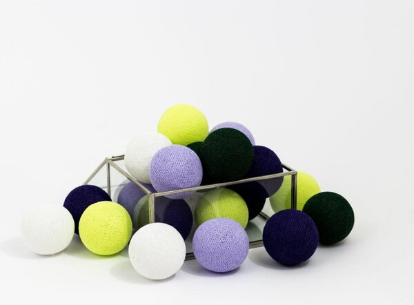 Lampki dla dzieci kule Cotton Balls Delicious Moss - różne rozmiary