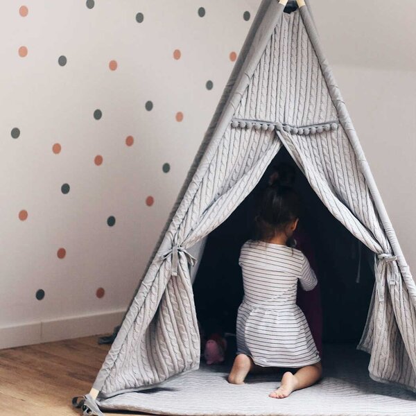 Malmo – tipi, namiot dla dzieci z matą podłogową