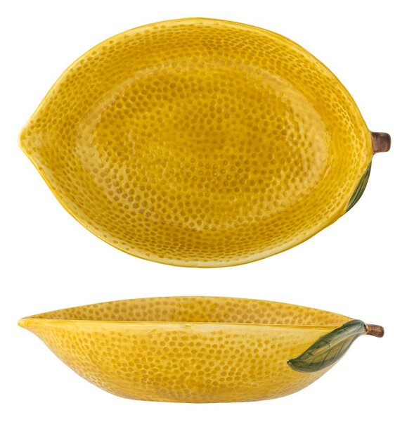 Żółta kamionkowa miska 930 ml Limone – Bloomingville