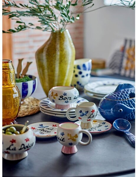 Niebieska kamionkowa waza Hiro – Bloomingville