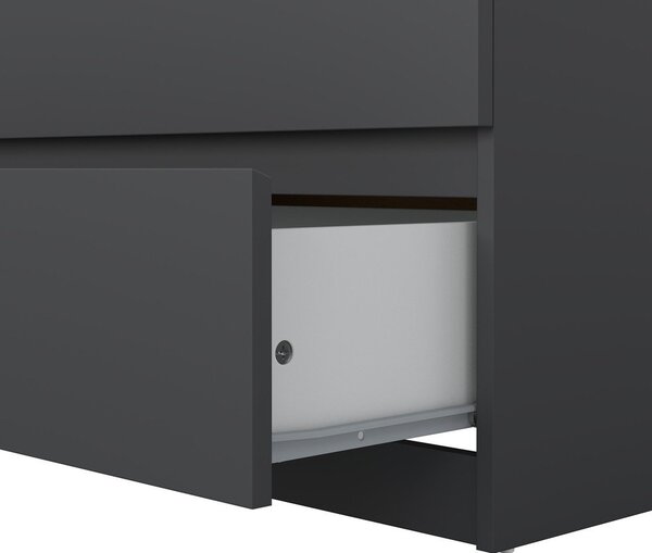 Ciemnoszara komoda 154x76x50 cm Naia – Tvilum