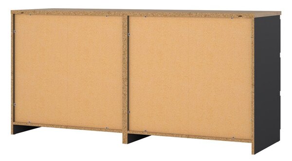 Ciemnoszara komoda 154x76x50 cm Naia – Tvilum