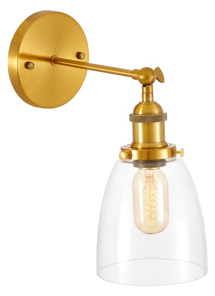 LAMPA ŚCIENNA KINKIET LOFTOWY MOSIĘŻNY FABI
