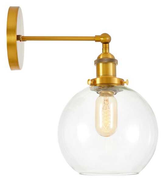 LAMPA ŚCIENNA KINKIET MOSIĘŻNY LOFT NAVARRO