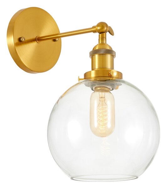 LAMPA ŚCIENNA KINKIET MOSIĘŻNY LOFT NAVARRO