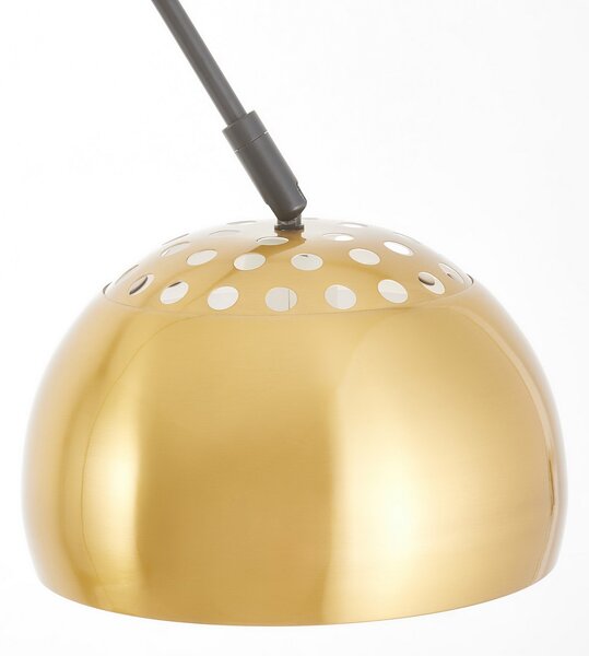 LAMPA STOJĄCA PODŁOGOWA CZARNO-MOSIĘŻNA AZURRO C1