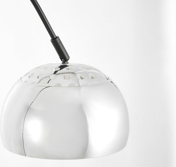 LAMPA STOJĄCA PODŁOGOWA CZARNO-CHROMOWANA AZURRO C1
