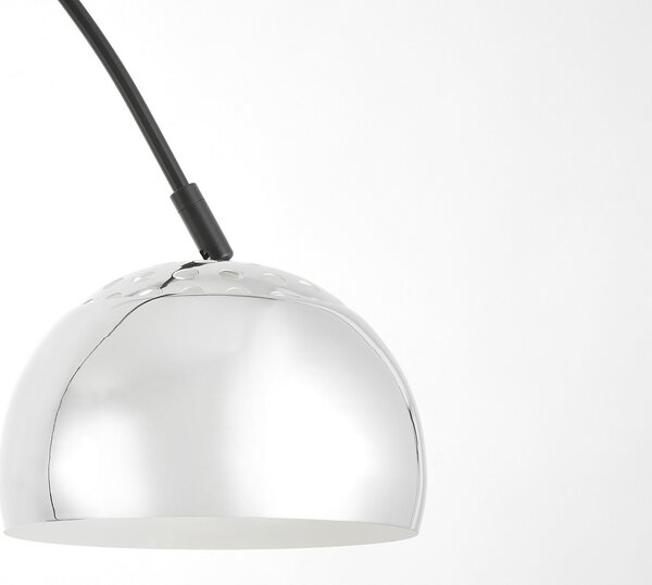 LAMPA STOJĄCA PODŁOGOWA CZARNO-CHROMOWANA AZURRO C1