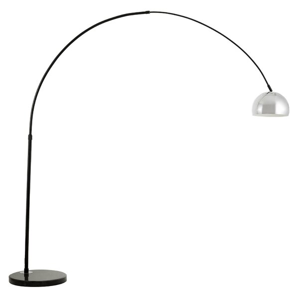 LAMPA STOJĄCA PODŁOGOWA CZARNO-CHROMOWANA AZURRO C1