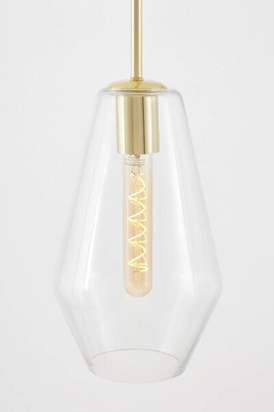 NOWOCZESNA LAMPA WISZĄCA KLASYCZNE ZŁOTO SHARD W1