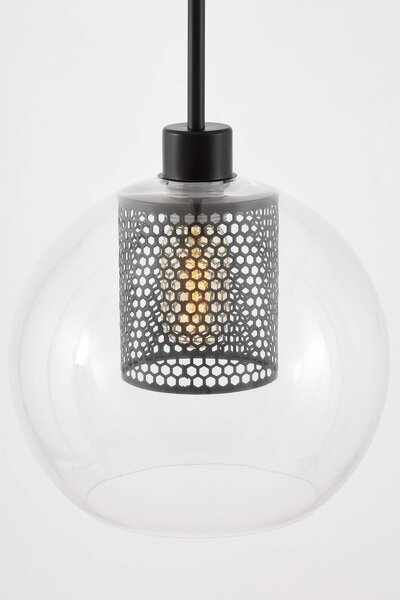 NOWOCZESNA LAMPA WISZĄCA CZARNA NET W1