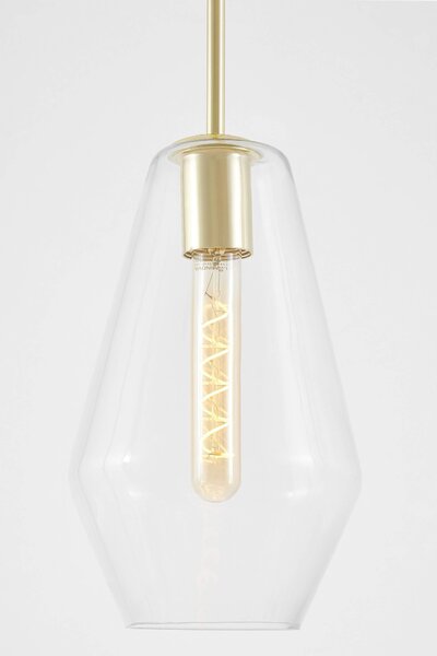 NOWOCZESNA LAMPA WISZĄCA KLASYCZNE ZŁOTO SHARD W1