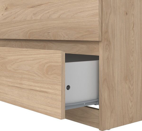 Komoda w dekorze dębu w naturalnym kolorze 77x76x50 cm Naia – Tvilum
