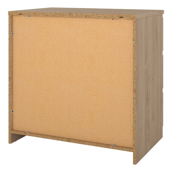 Komoda w dekorze dębu w naturalnym kolorze 77x76x50 cm Naia – Tvilum