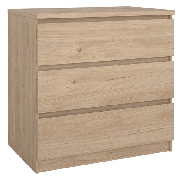 Komoda w dekorze dębu w naturalnym kolorze 77x76x50 cm Naia – Tvilum