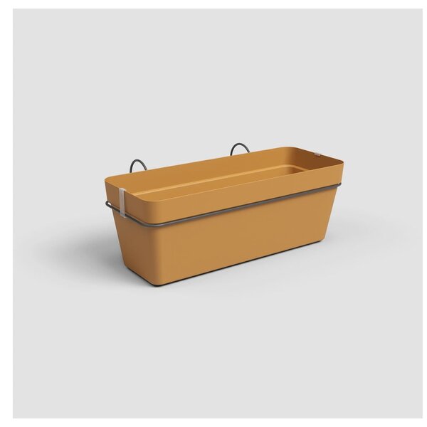 Wisząca/samonawadniająca doniczka z plastiku z recyklingu 50 cm Capri – Artevasi