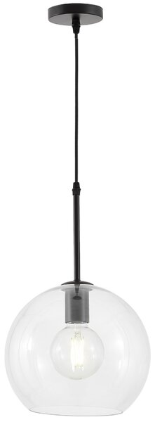 NOWOCZESNA LAMPA WISZĄCA CZARNA HALO W1