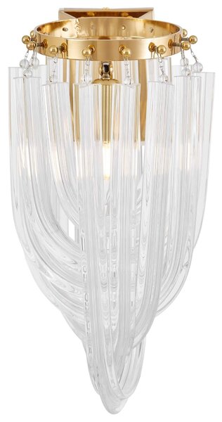 NOWOCZESNA LAMPA ŚCIENNA KINKIET MOSIĘŻNY BOSCONE W2
