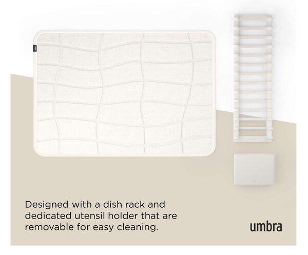 Beżowa plastikowa podkładka do naczyń 61x43 cm Udry – Umbra