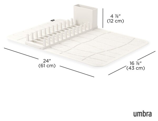 Beżowa plastikowa podkładka do naczyń 61x43 cm Udry – Umbra