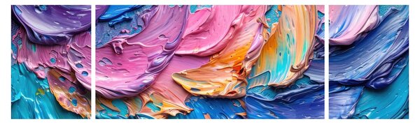 Obraz - Malarstwo olejne (170x50 cm)