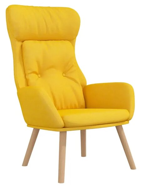 Musztardowy fotel do relaksu G1-H46