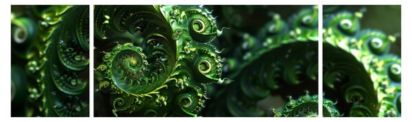 Obraz - Spirale (170x50 cm)