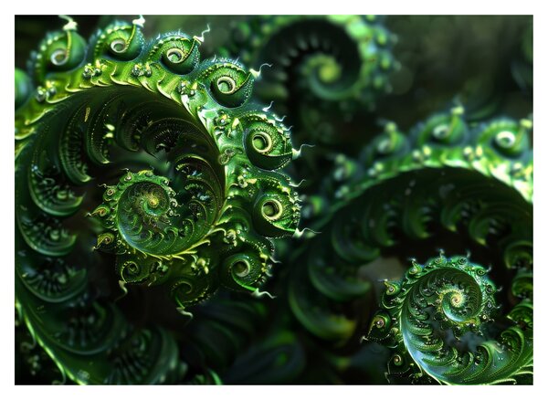 Obraz na szkle - Spirale (70x50 cm)