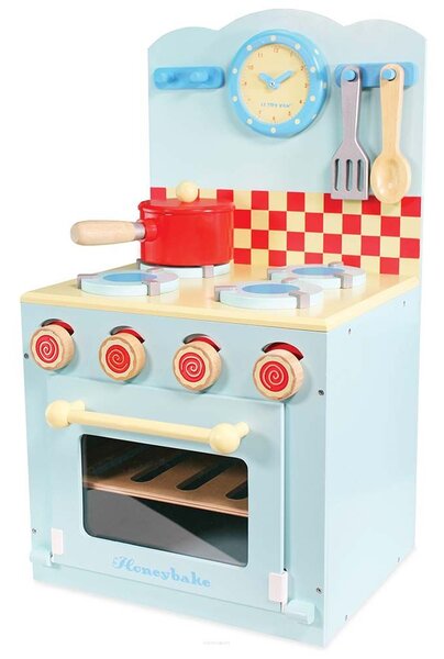 Kuchenka niebieska z piekarnikiem i płytą Le Toy Van