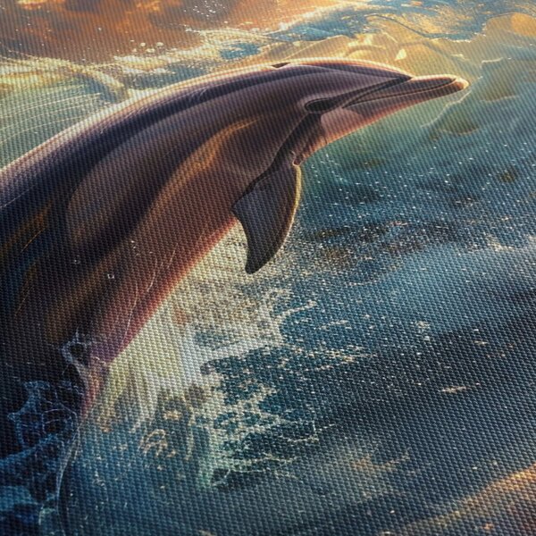Obraz - Delfin, ilustracje (125x70 cm)