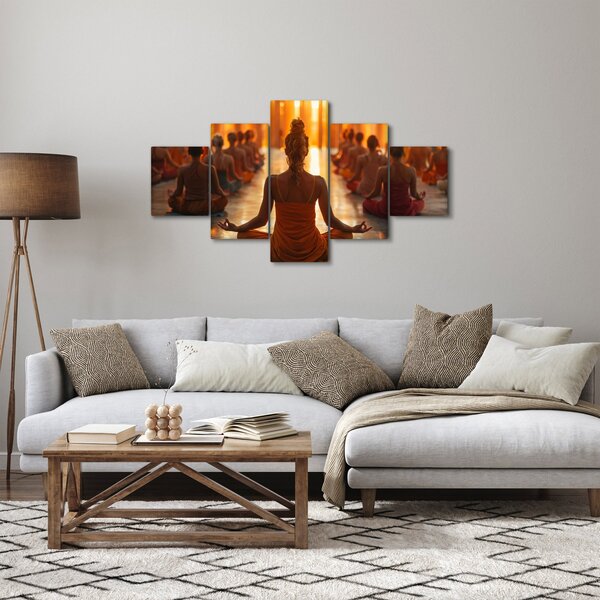Obraz - Lekcje jogi (125x70 cm)