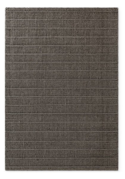 Ciemnoszary/ciemnobrązowy wełniany dywan tkany ręcznie 80x150 cm Camden Parker – Ted Baker