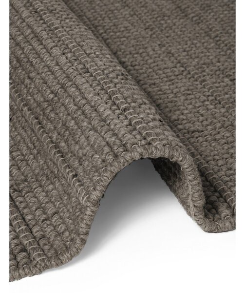Ciemnoszary/ciemnobrązowy wełniany dywan tkany ręcznie 80x150 cm Camden Parker – Ted Baker