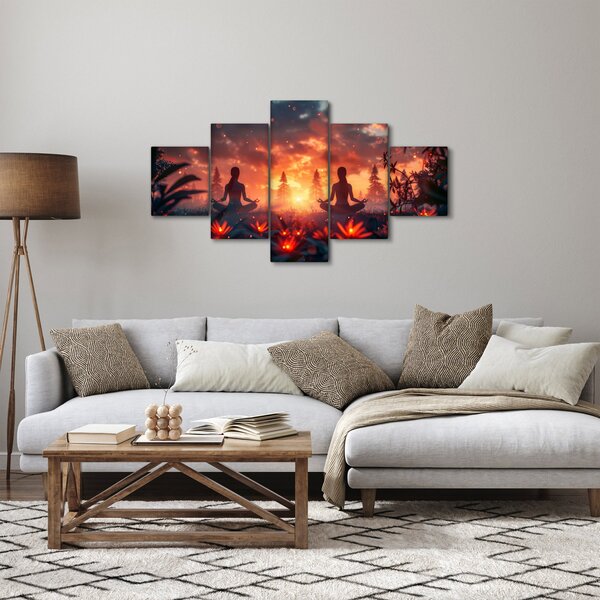 Obraz - Joga w przyrodzie (125x70 cm)