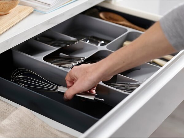 Szary organizer kuchenny do szuflady Joseph Joseph DrawerStore