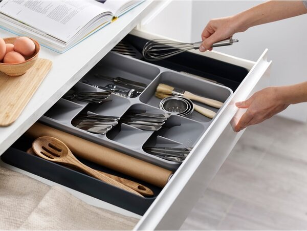 Szary organizer kuchenny do szuflady Joseph Joseph DrawerStore