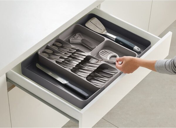 Szary organizer kuchenny do szuflady Joseph Joseph DrawerStore