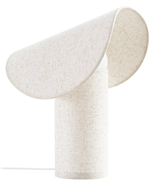 Lampa Stołowa Lucande, Tamani, ściemnialny, beżowy, salon, tkanina | tekstylia, design