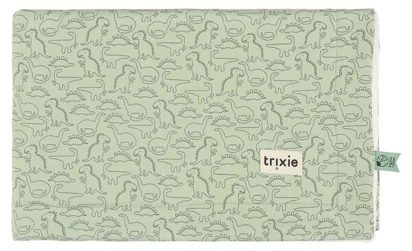 Koc niemowlęcy polarowy 75x100 cm - Daring Dino Trixie Baby