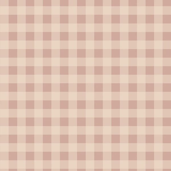 Tapeta do pokoju dla dziecka Check minimini pink cream